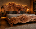 Redwood Monarch™ Heirloom Old-Growth Redwood Bed Frame